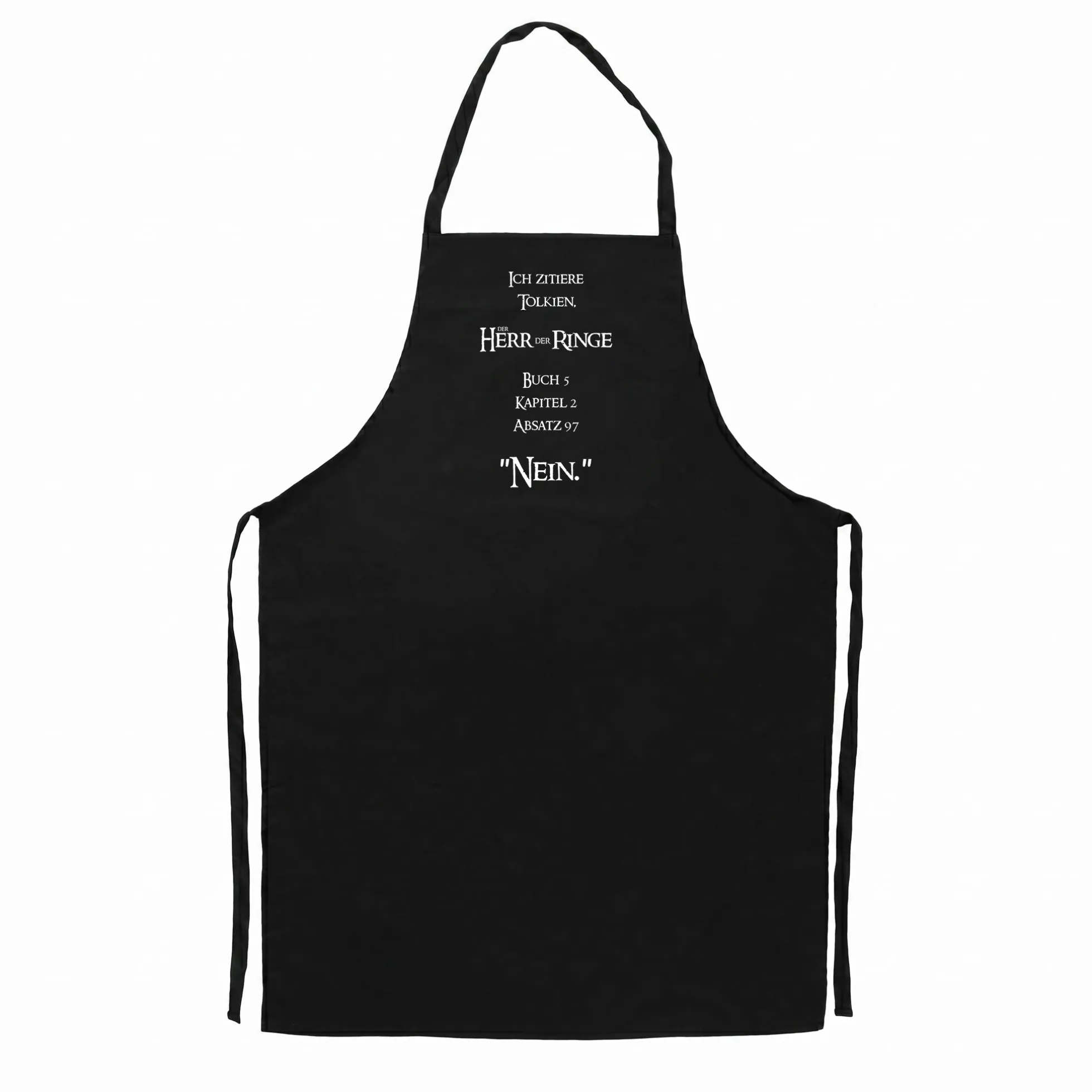 Küchen- und Grillschürze "Ich Zitiere Tolkien"