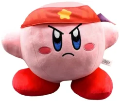 Kirby Plüschfigur mit Stirnband