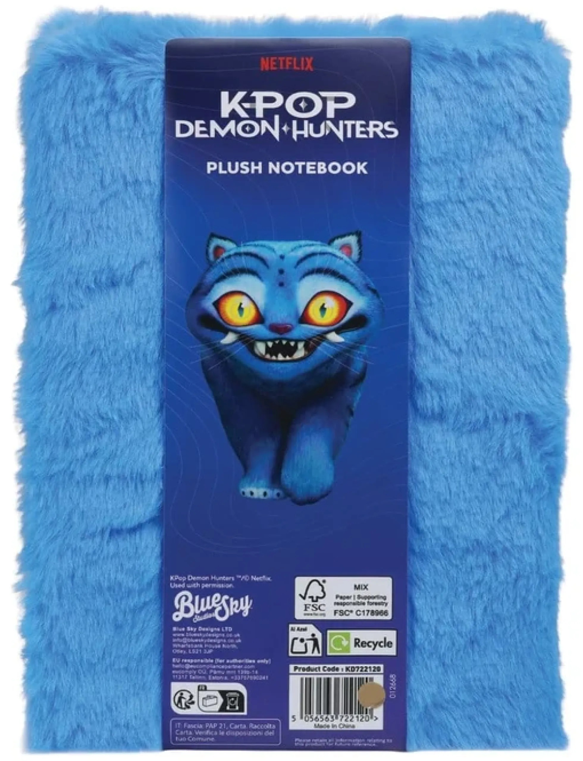 KPop Demon Hunters Plüsch-Notizbuch A5