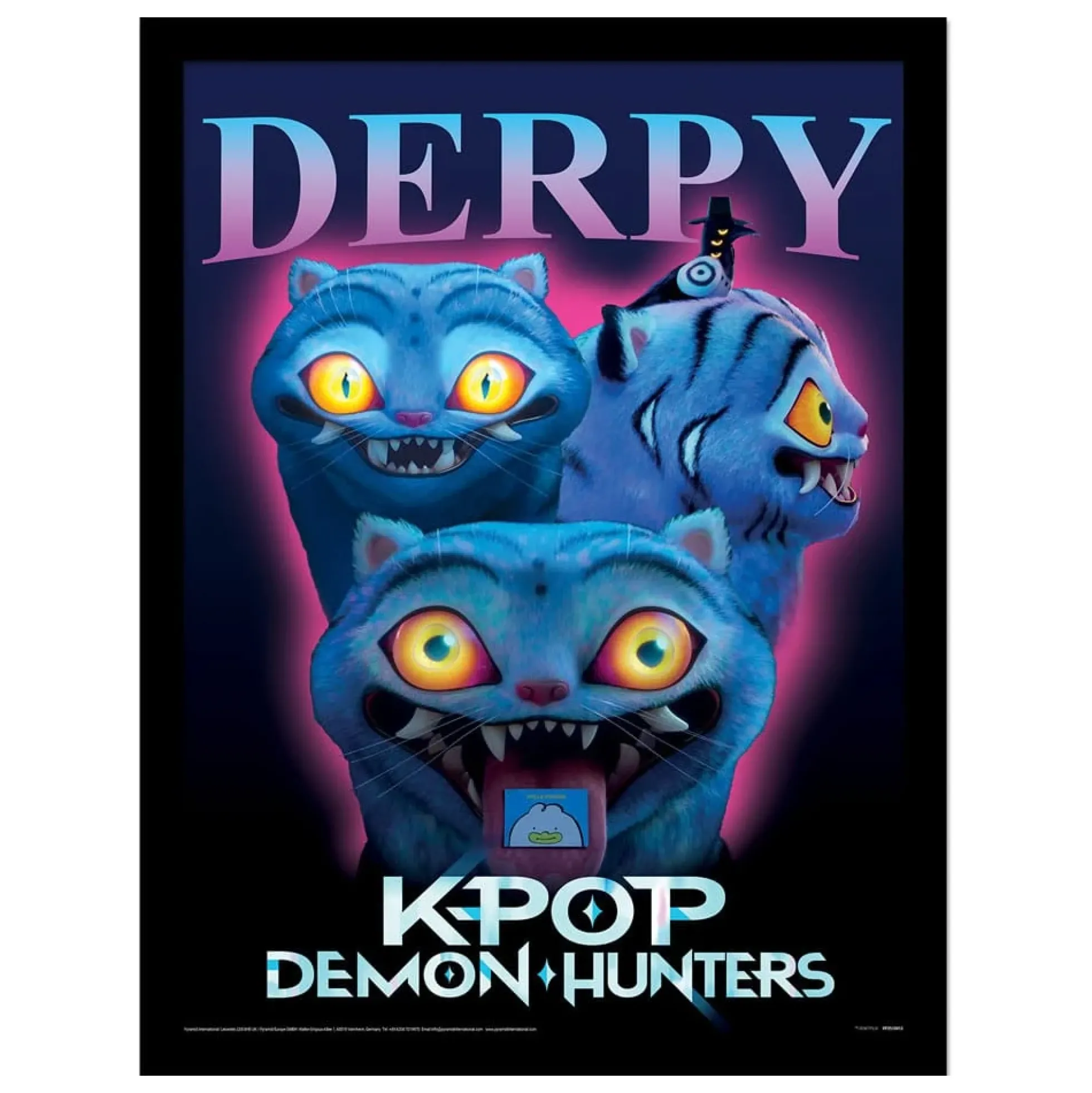 KPop Demon Hunters Poster im Rahmen