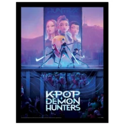 KPop Demon Hunters Poster im Rahmen
