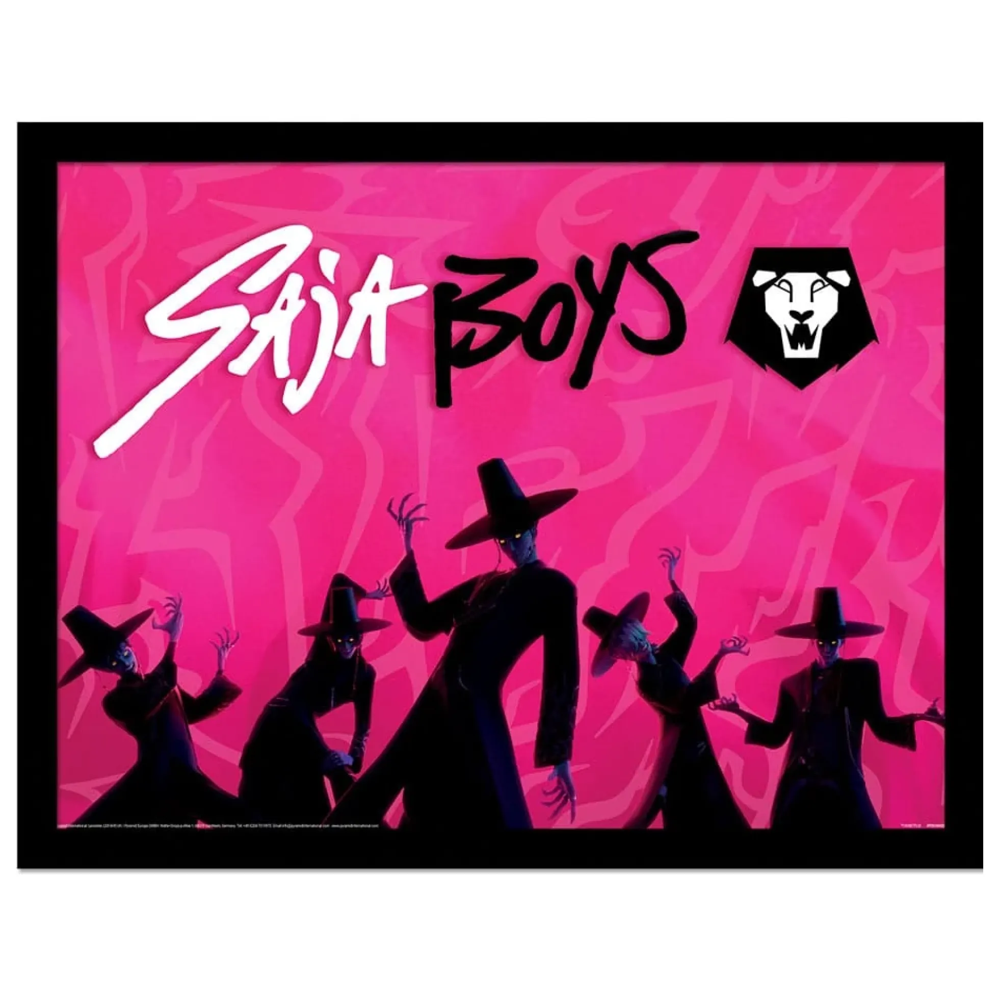 KPop Demon Hunters Poster im Rahmen