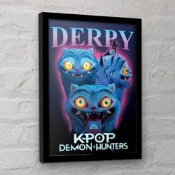 KPop Demon Hunters Poster im Rahmen