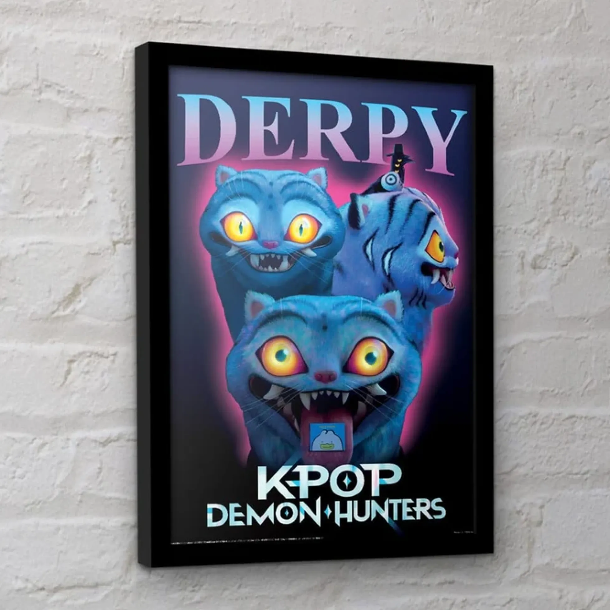 KPop Demon Hunters Poster im Rahmen