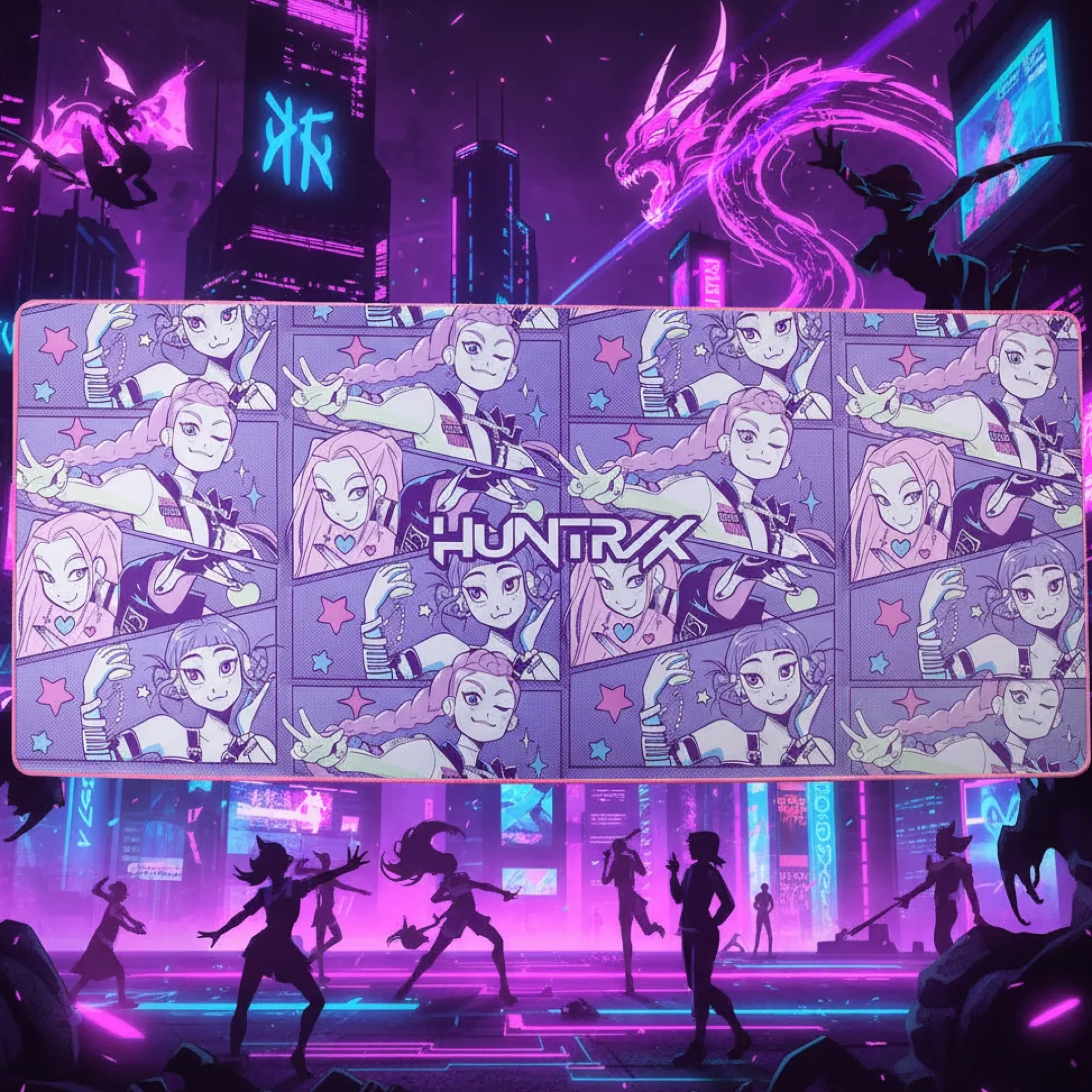 KPop Demon Hunters XL Mauspad