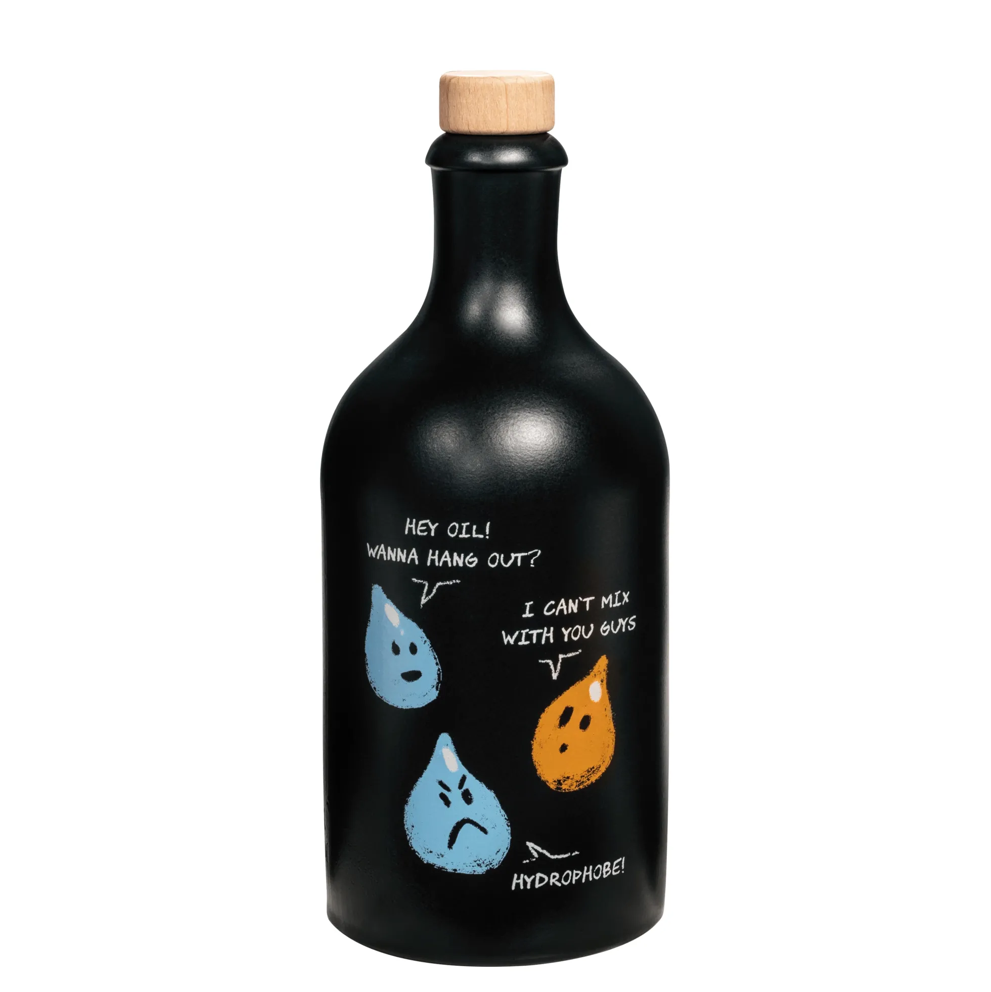 Ölflasche Hydrophobie