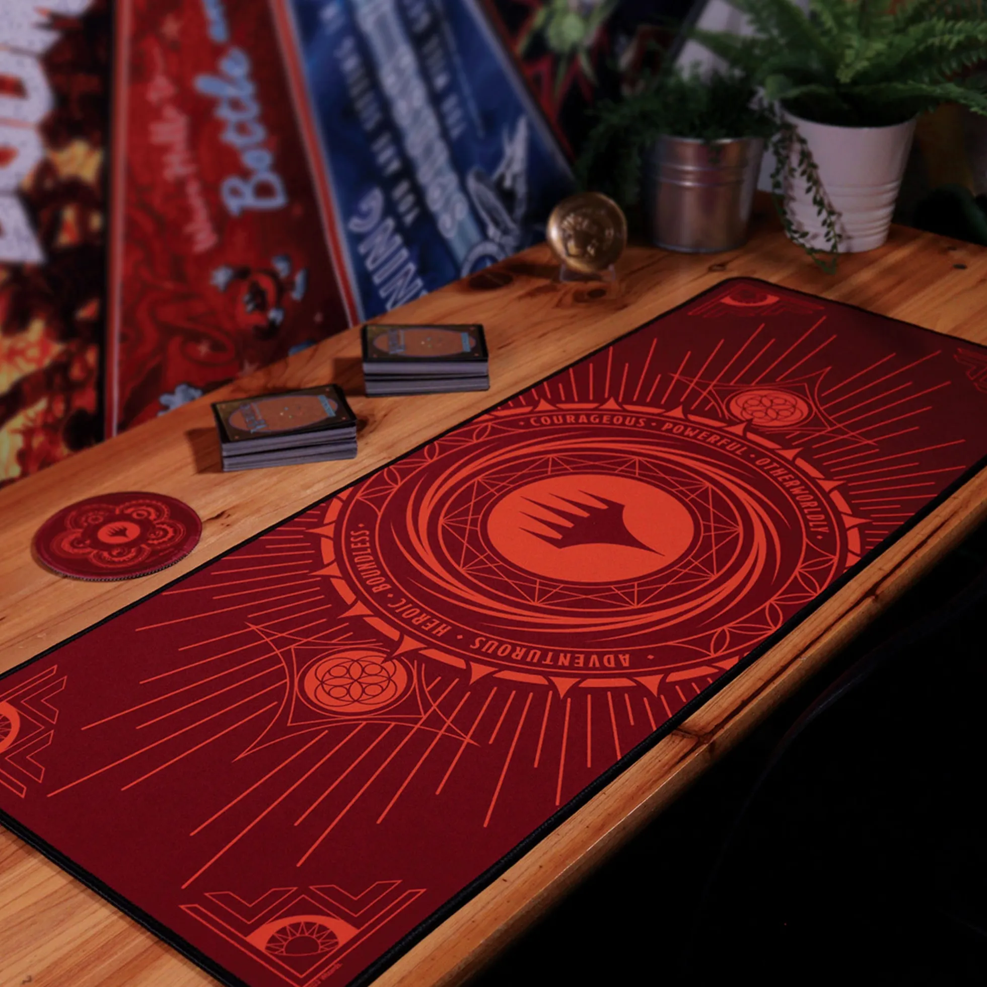 Magic: The Gathering XL Mauspad und Untersetzer Set
