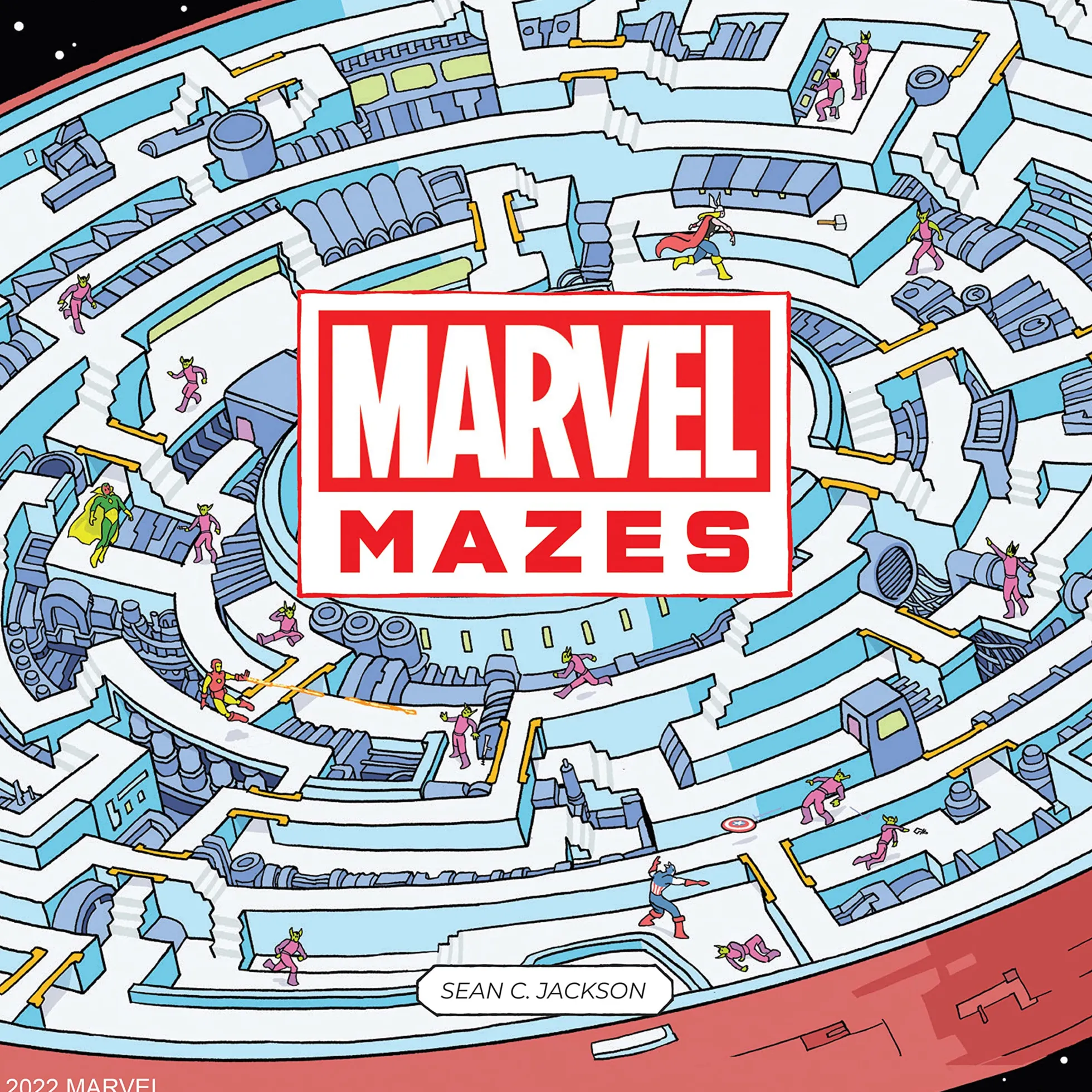 Marvel Mazes - Labyrinth- und Wimmelbuch