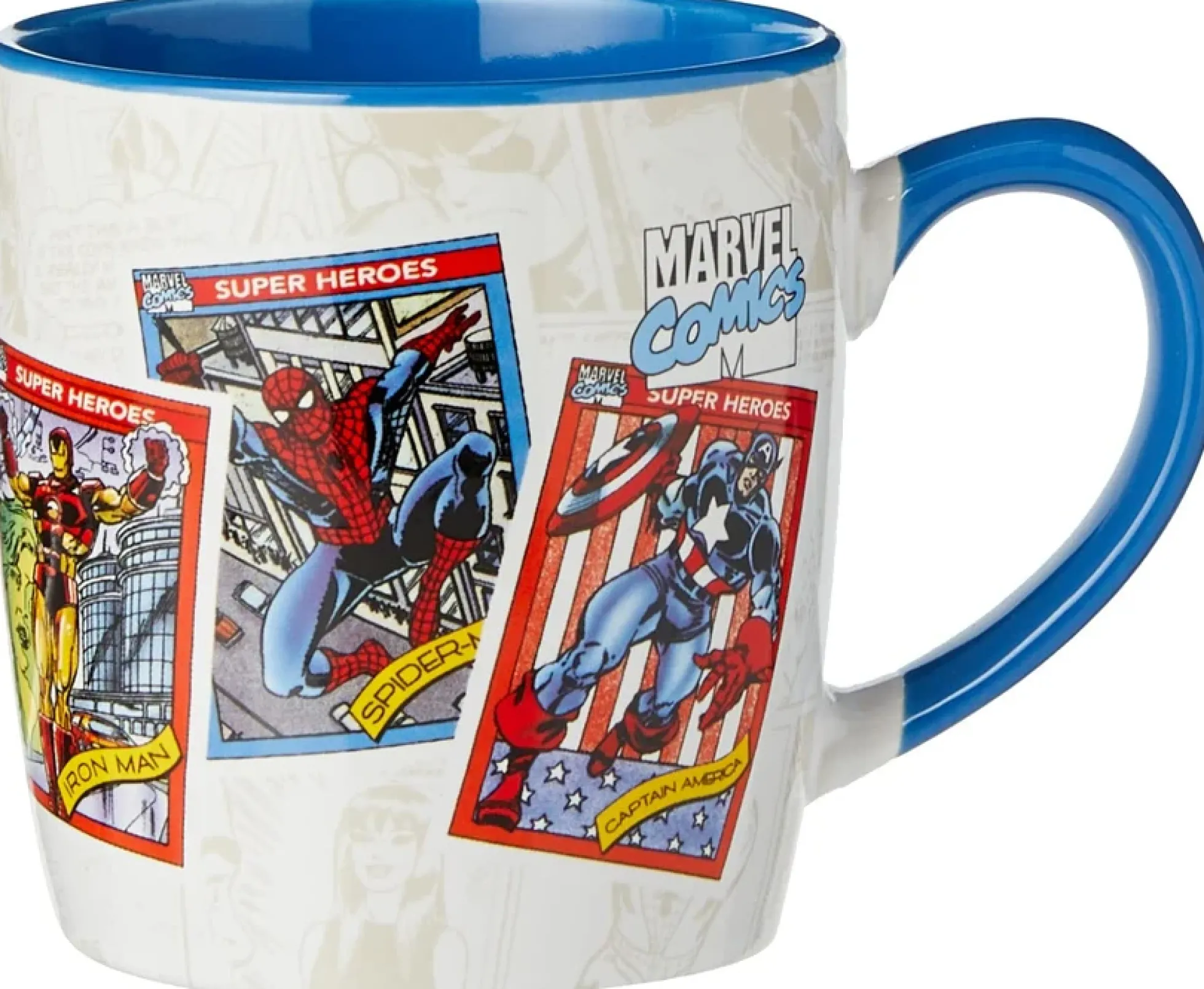 Marvel Retro Geschenkset mit Becher und Untersetzer