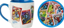 Marvel Retro Geschenkset mit Becher und Untersetzer