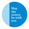 May the Source be With You Aufkleber