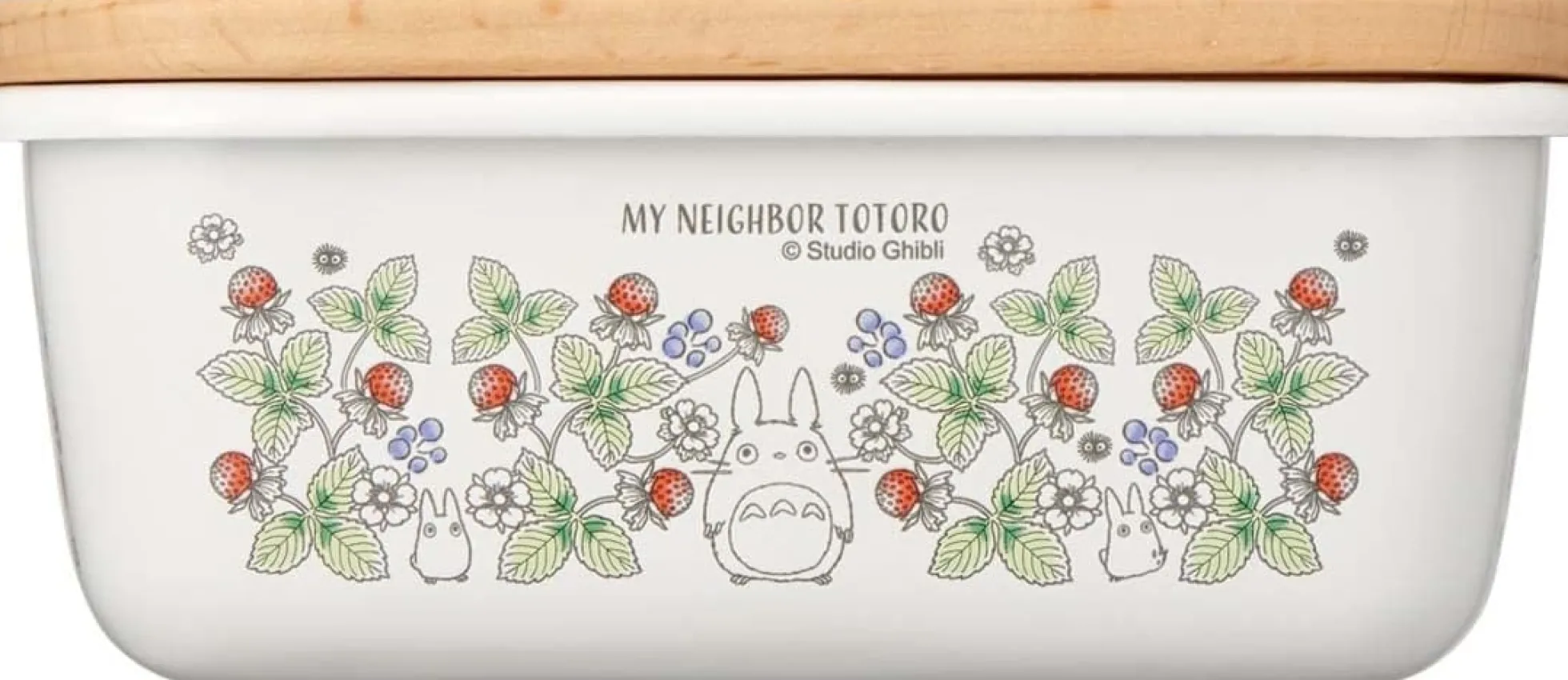 Mein Nachbar Totoro Butterdose mit Holzdeckel