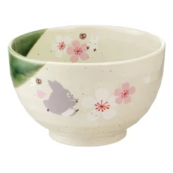 Mein Nachbar Totoro Mino-Keramikschüssel mit Kirschblüten-Design