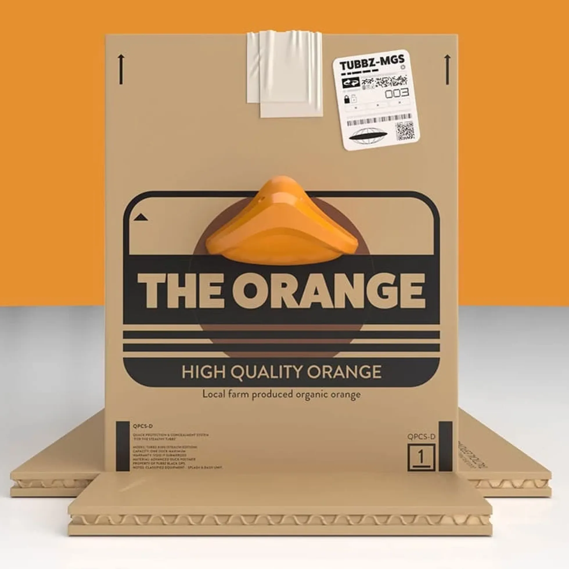 Metal Gear Solid TUBBZ Sammelente The Orange Box (Boxed Edition)