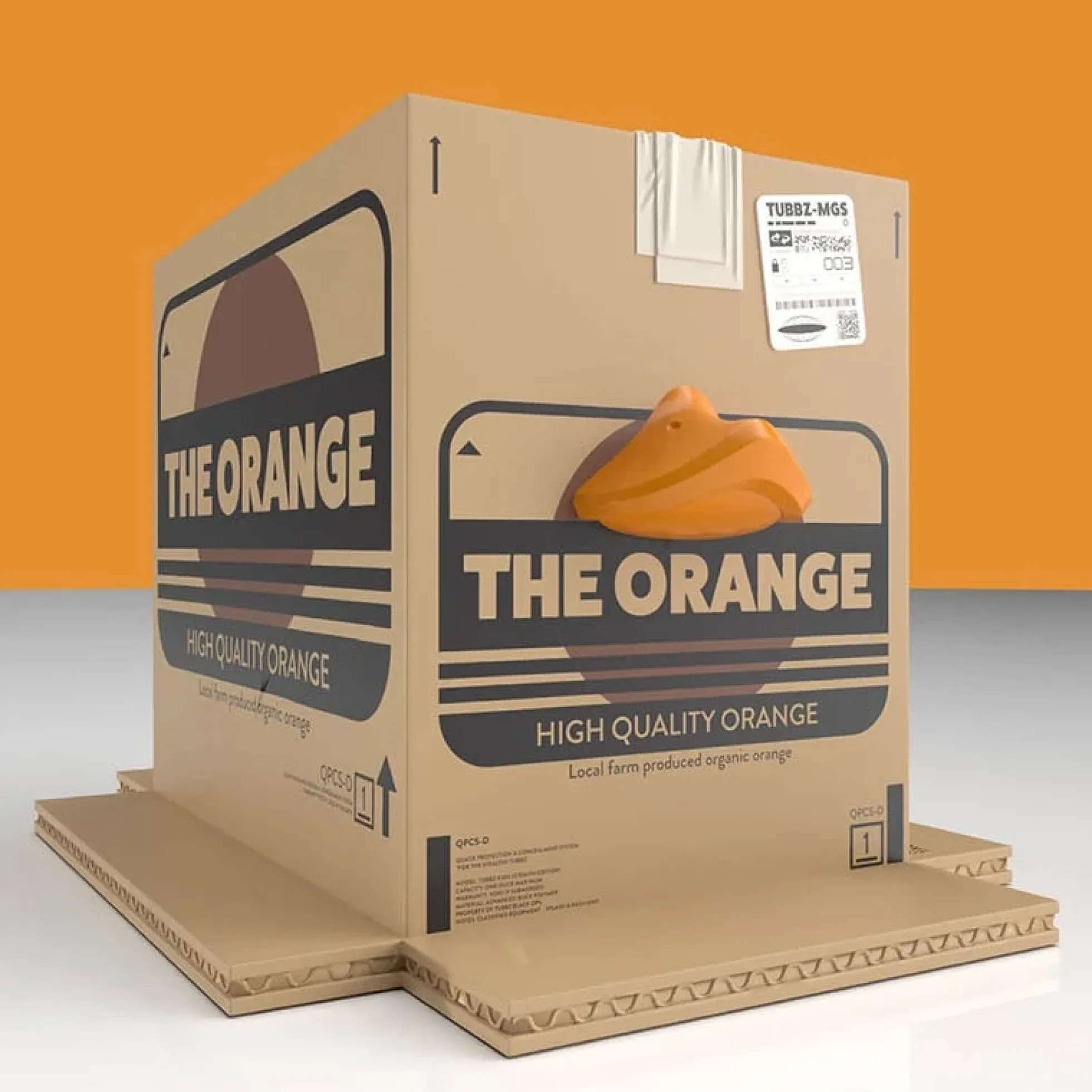 Metal Gear Solid TUBBZ Sammelente The Orange Box (Boxed Edition)