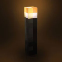 Minecraft Fackel-Lampe (für Tisch und Wand)