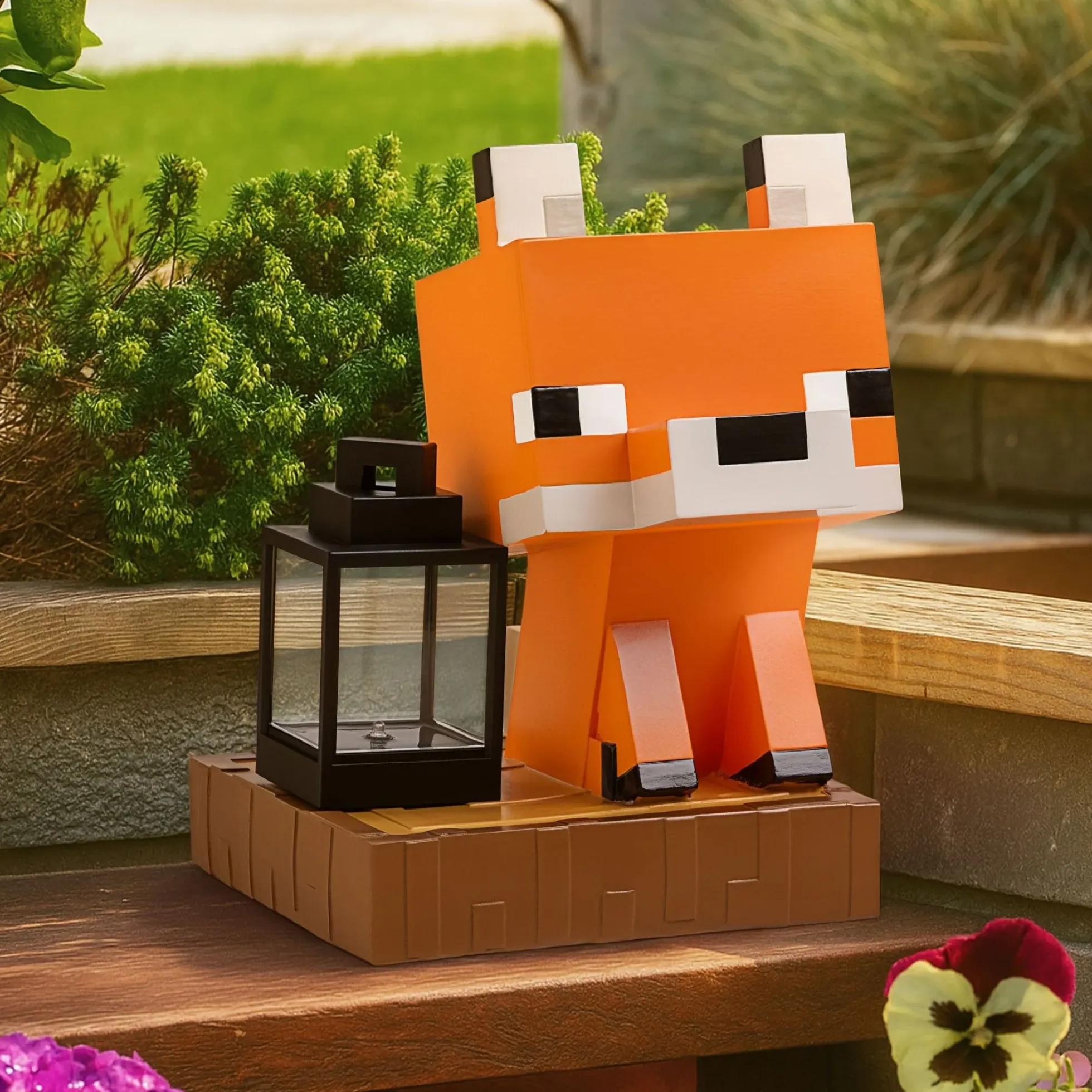 Minecraft Fuchs Solar Lampe