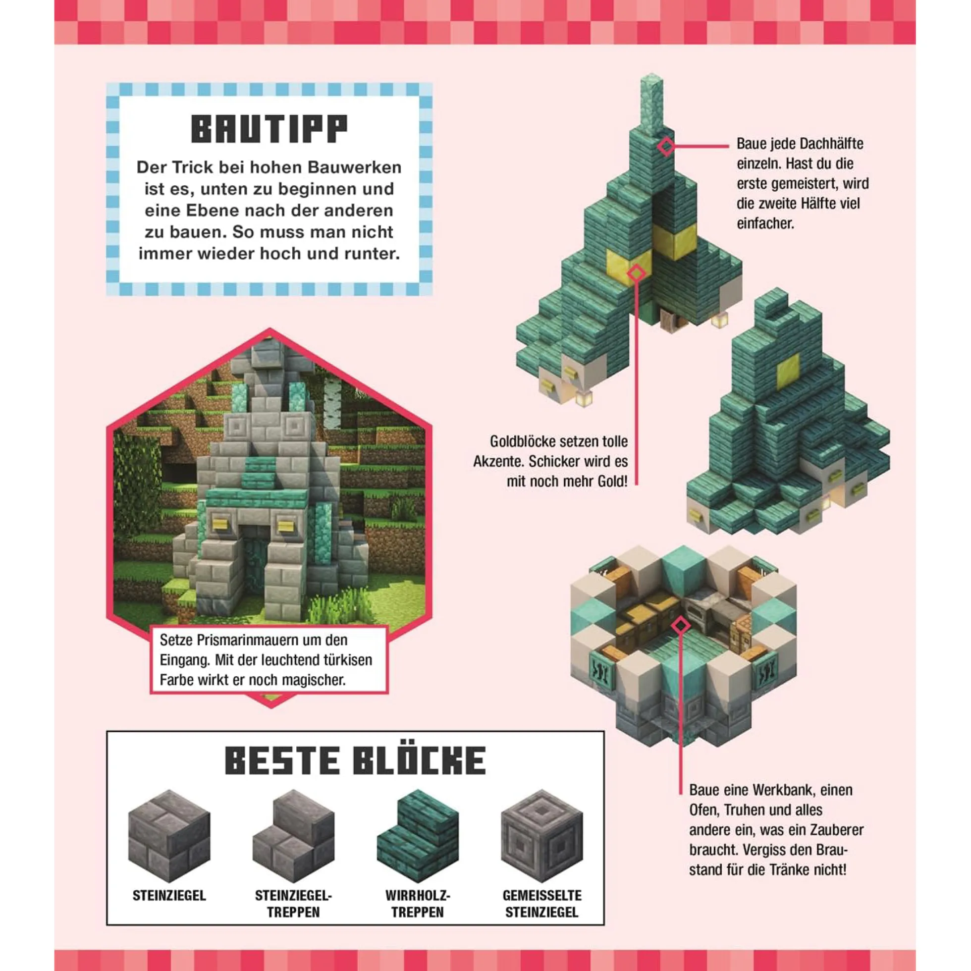 Minecraft 150 Ideen – Inspirationen für deine Blockwelt