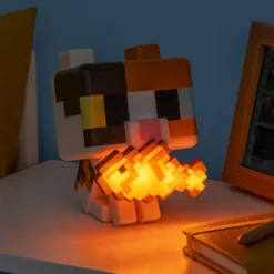 Minecraft Katze 3D Farbwechsel Lampe