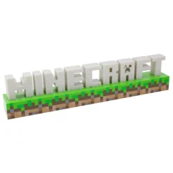 Minecraft Logo Lampe