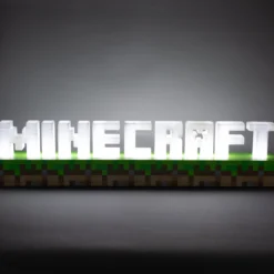 Minecraft Logo Lampe