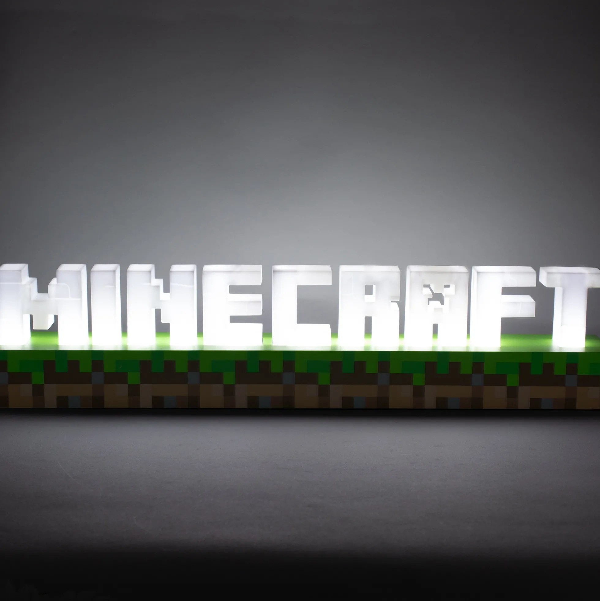 Minecraft Logo Lampe