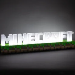 Minecraft Logo Lampe