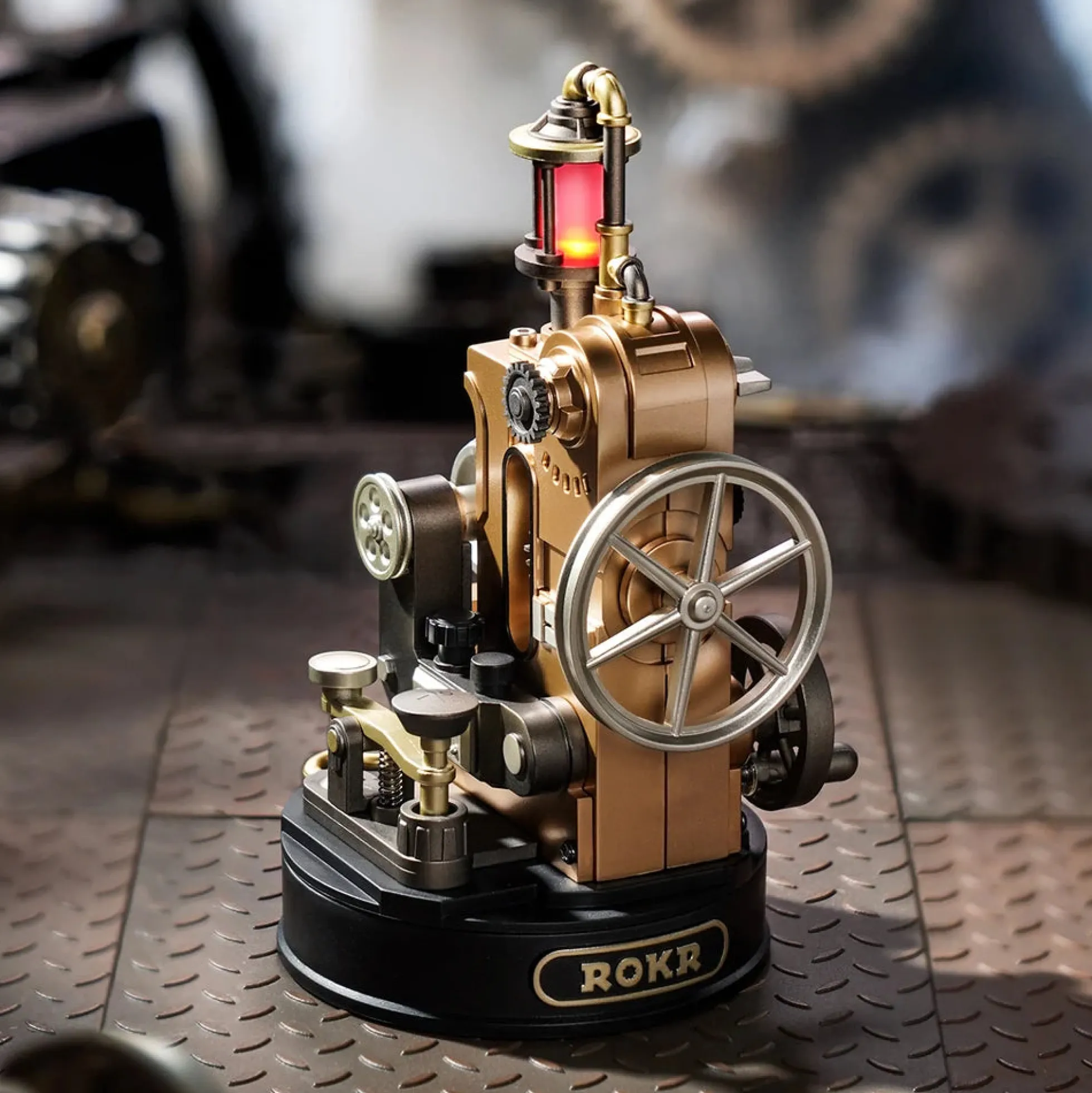 Morse Telegraf Modellbausatz mit Licht und Ton
