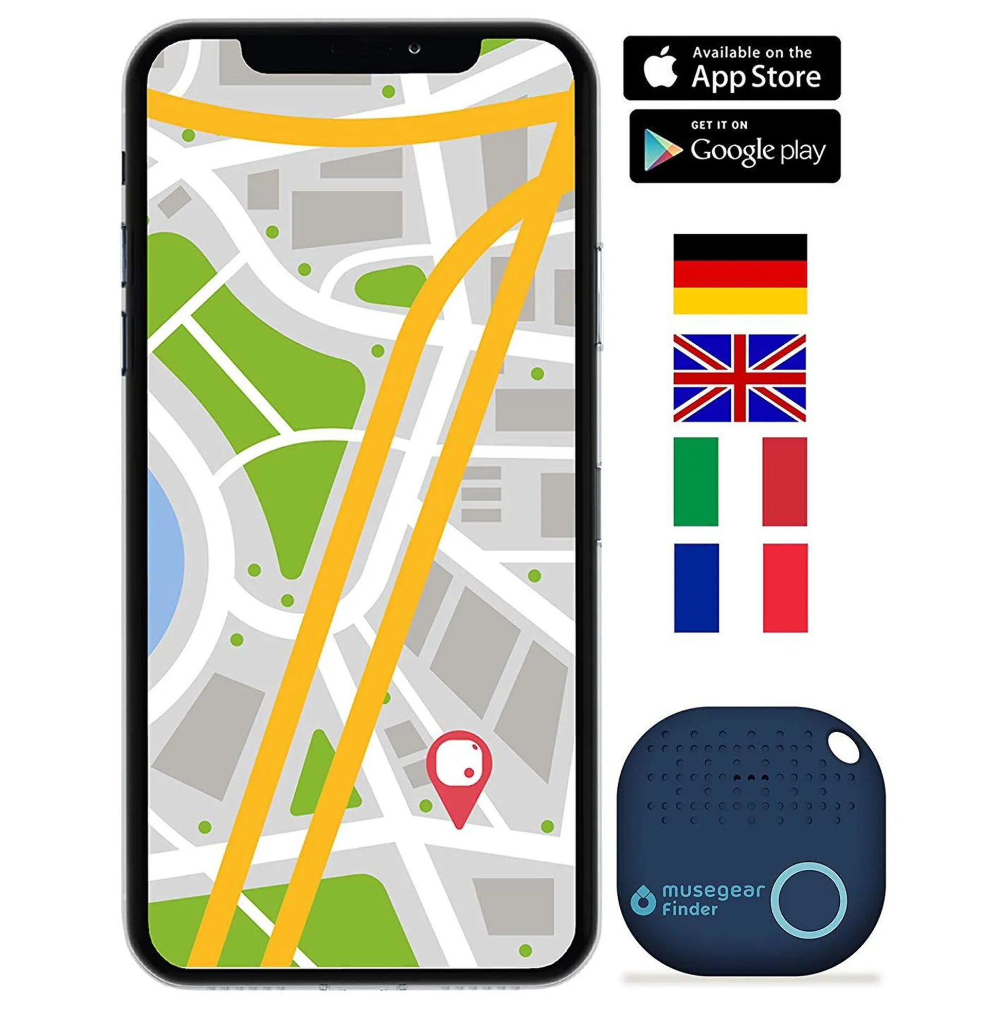 musegear finder - App-gesteuerter Schlüsselfinder