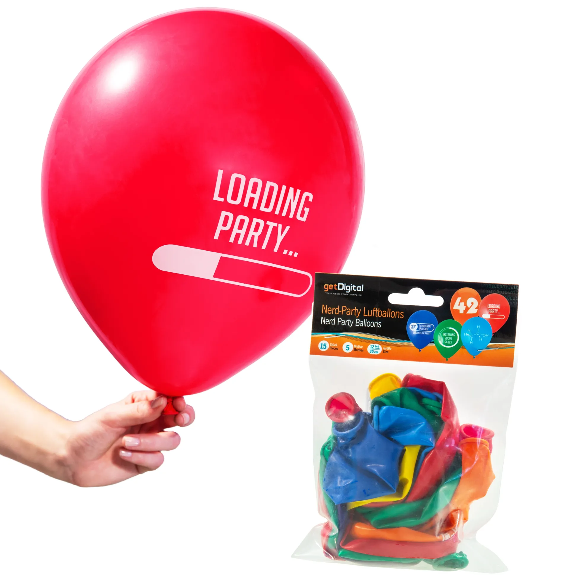Nerd-Party Luftballons