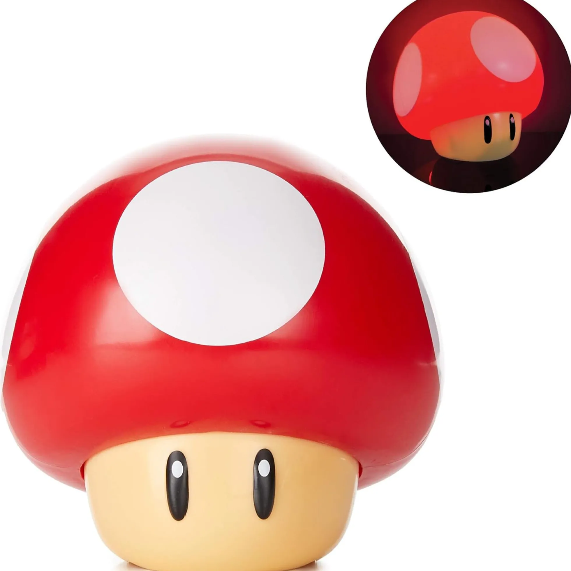 Nintendo Super Mario Pilz Lampe mit Soundeffekt