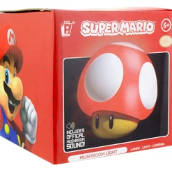 Nintendo Super Mario Pilz Lampe mit Soundeffekt