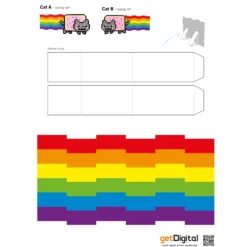 Nyan Cat Papercraft