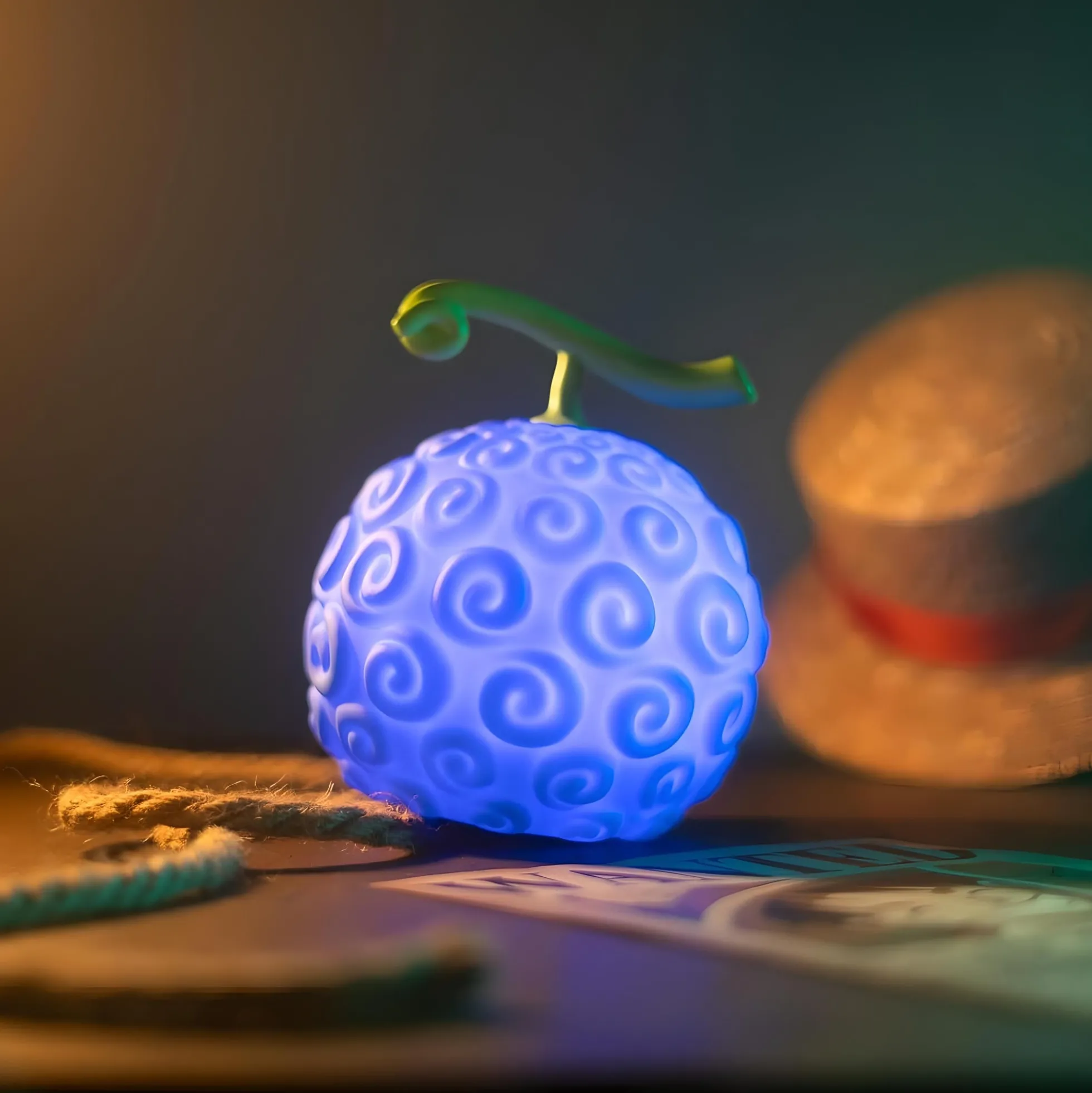 One Piece Gum-Gum-Frucht Lampe