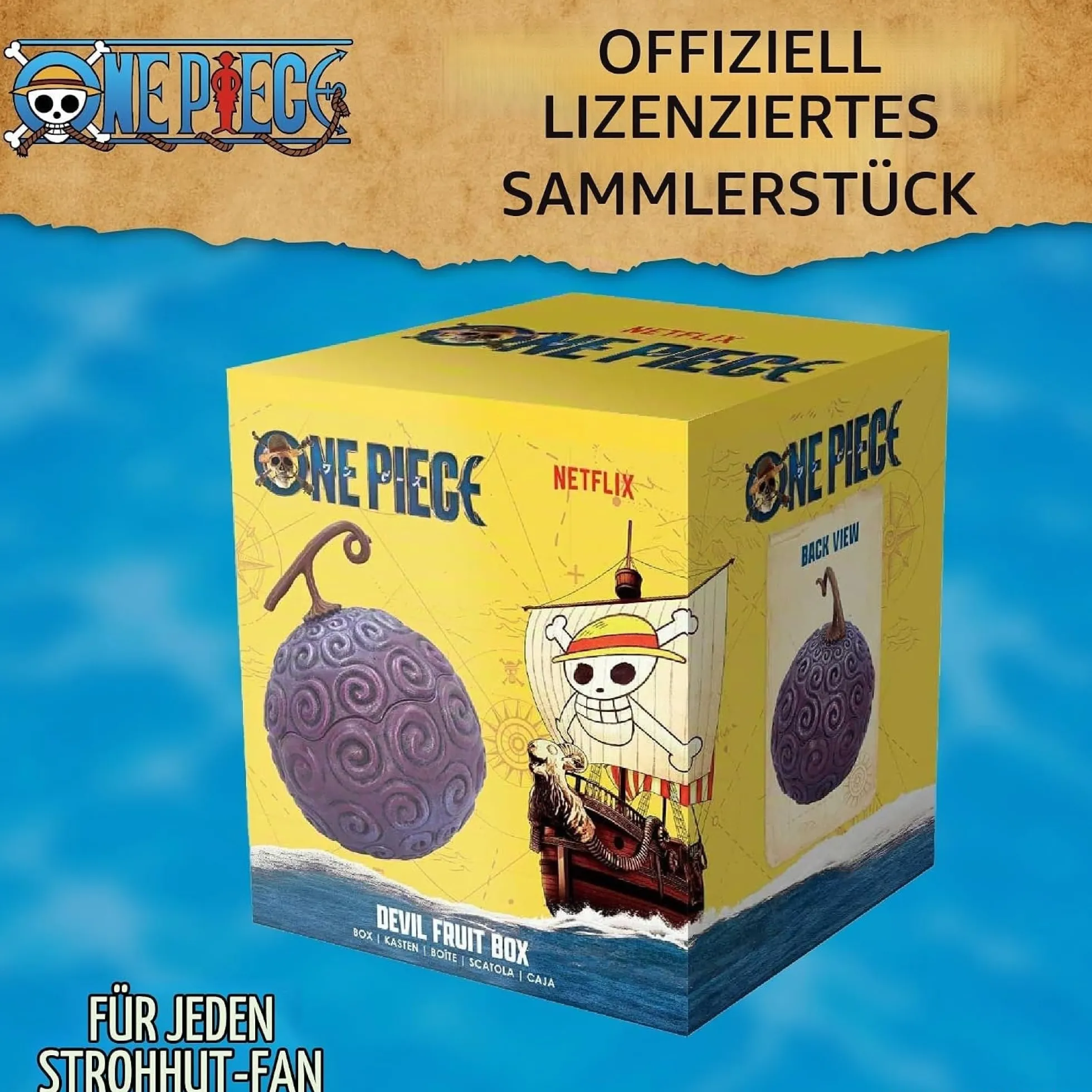 One Piece Gum-Gum Teufelsfrucht Aufbewahrungsbox