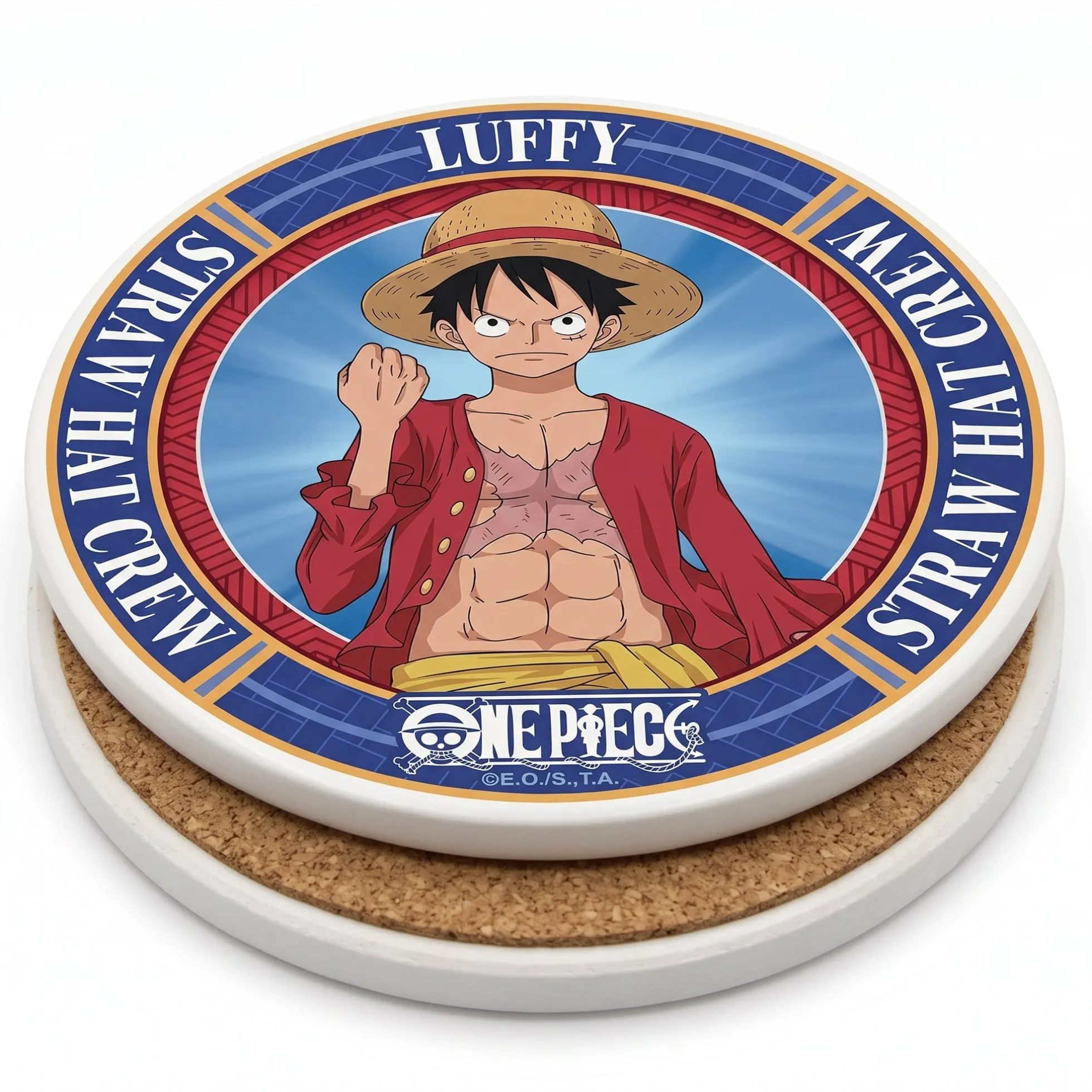 One Piece Keramik Untersetzer - Monkey D. Luffy