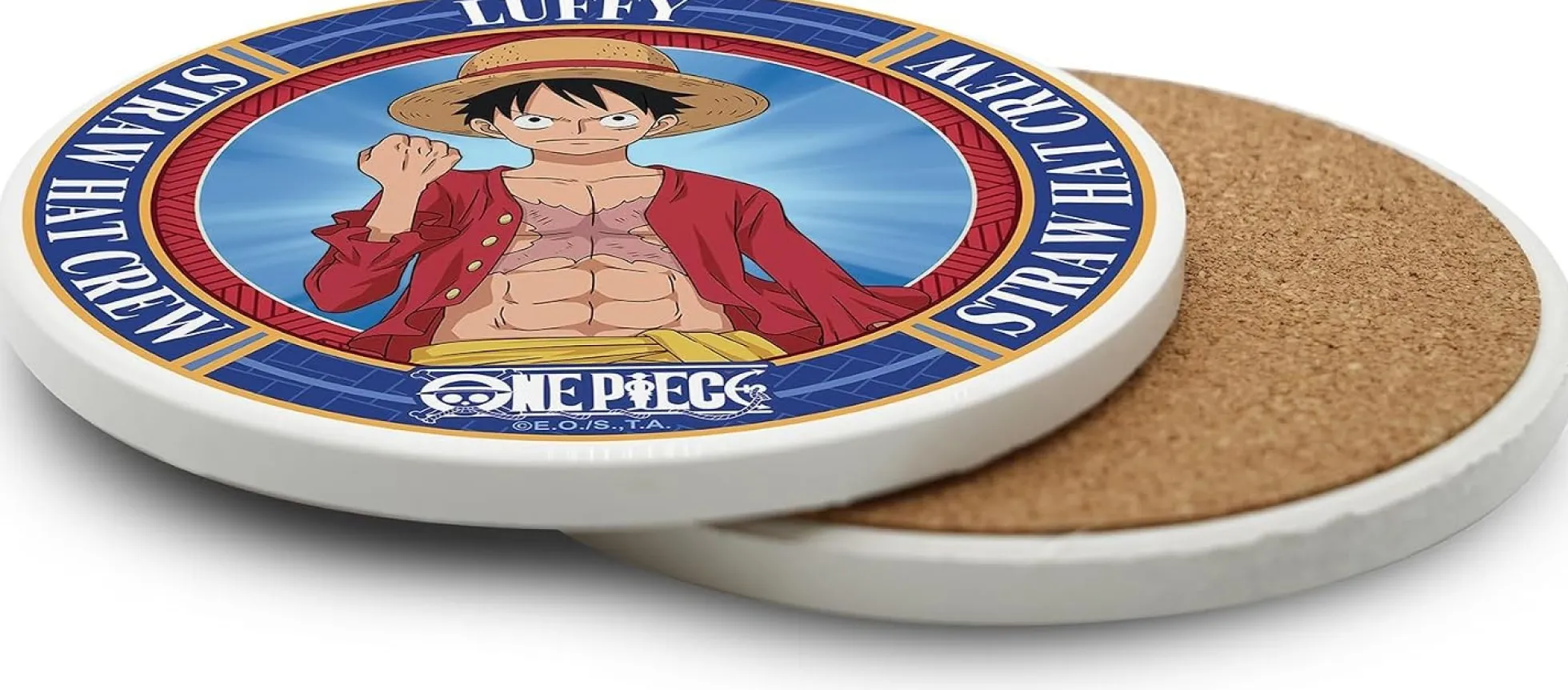 One Piece Keramik Untersetzer - Monkey D. Luffy