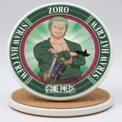 One Piece Keramik Untersetzer - Roronoa Zoro