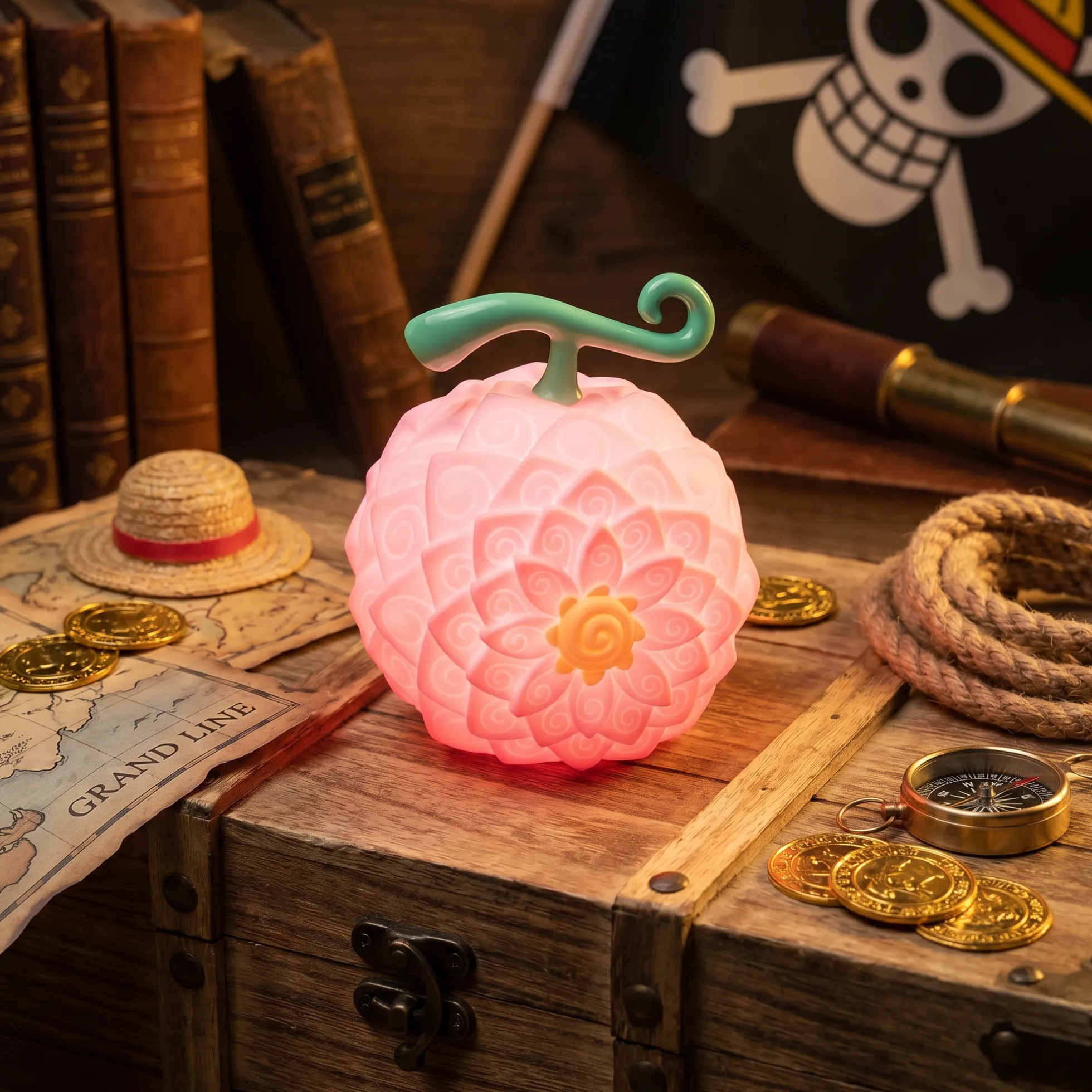 One Piece Nico Robin's Flower-Flower Frucht Lampe