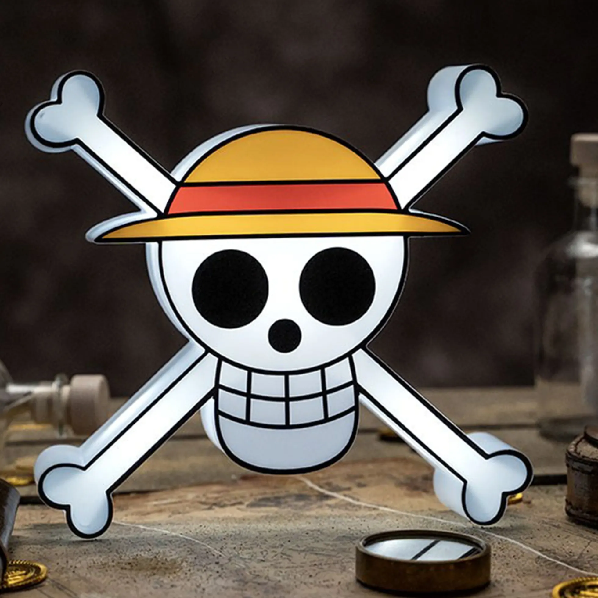 One Piece Schädel Lampe