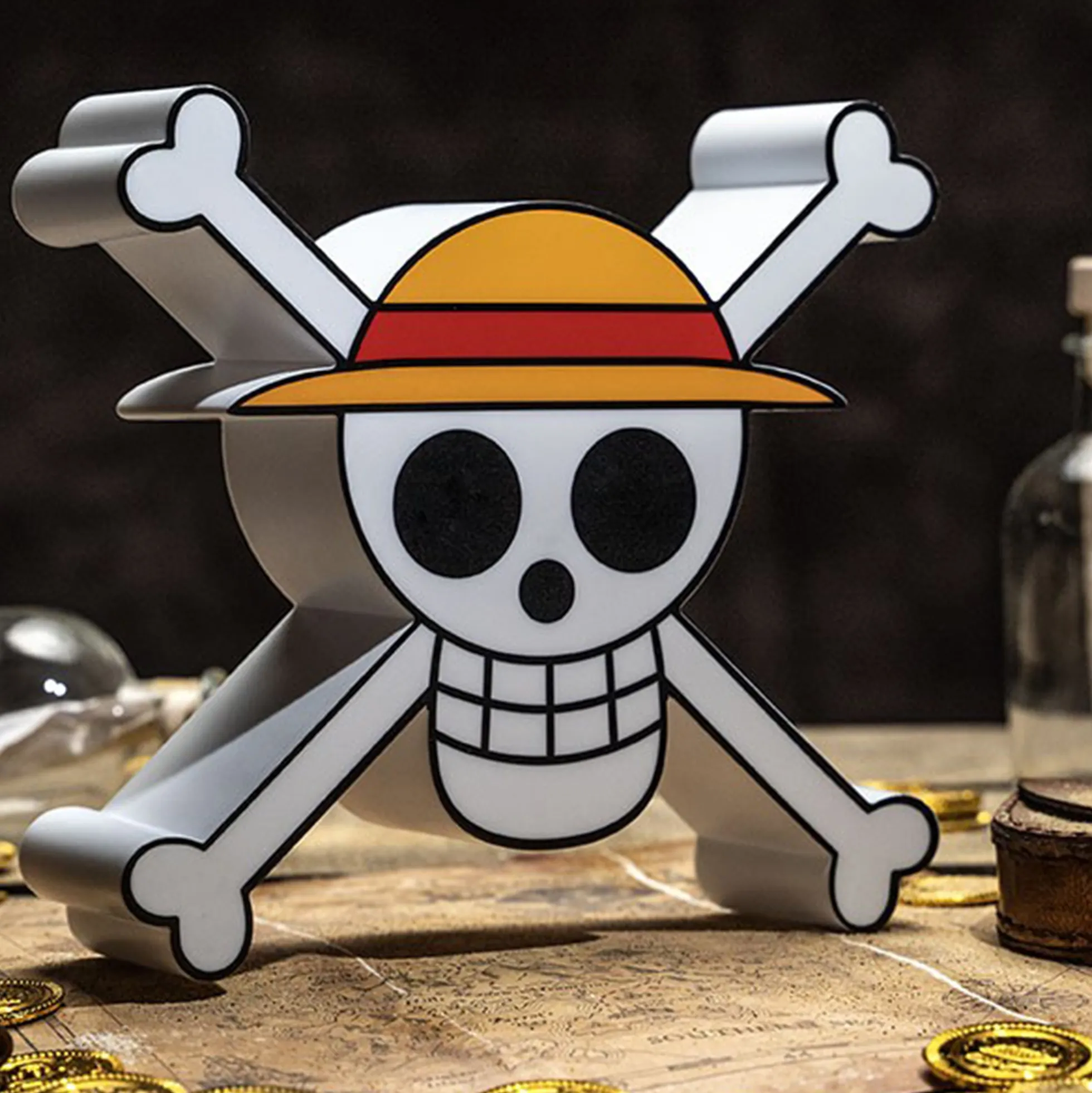 One Piece Schädel Lampe