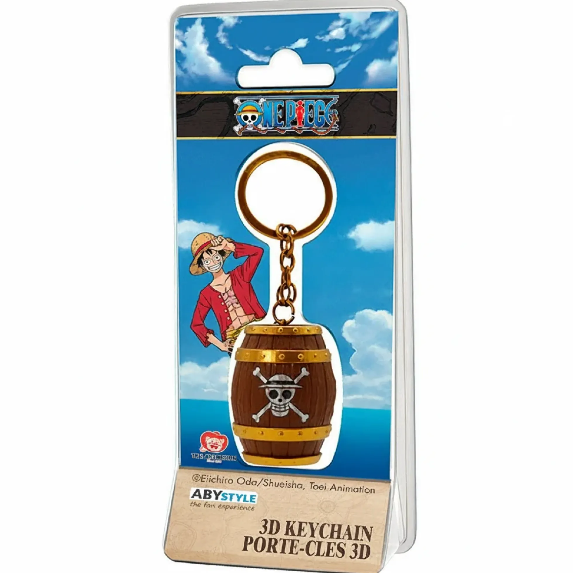 One Piece Schlüsselanhänger - Piratenfass
