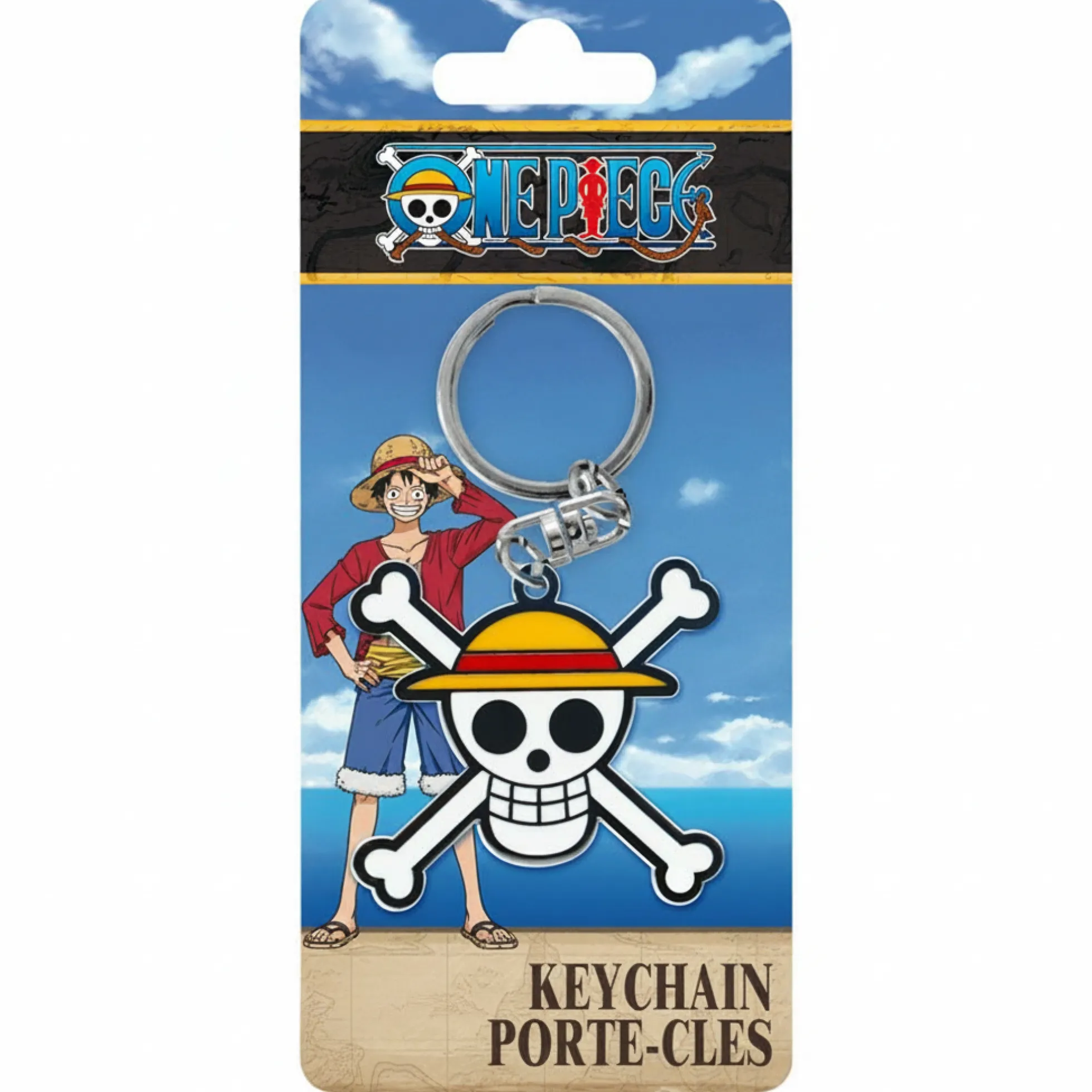 One Piece Schlüsselanhänger – Strohhut Jolly Roger