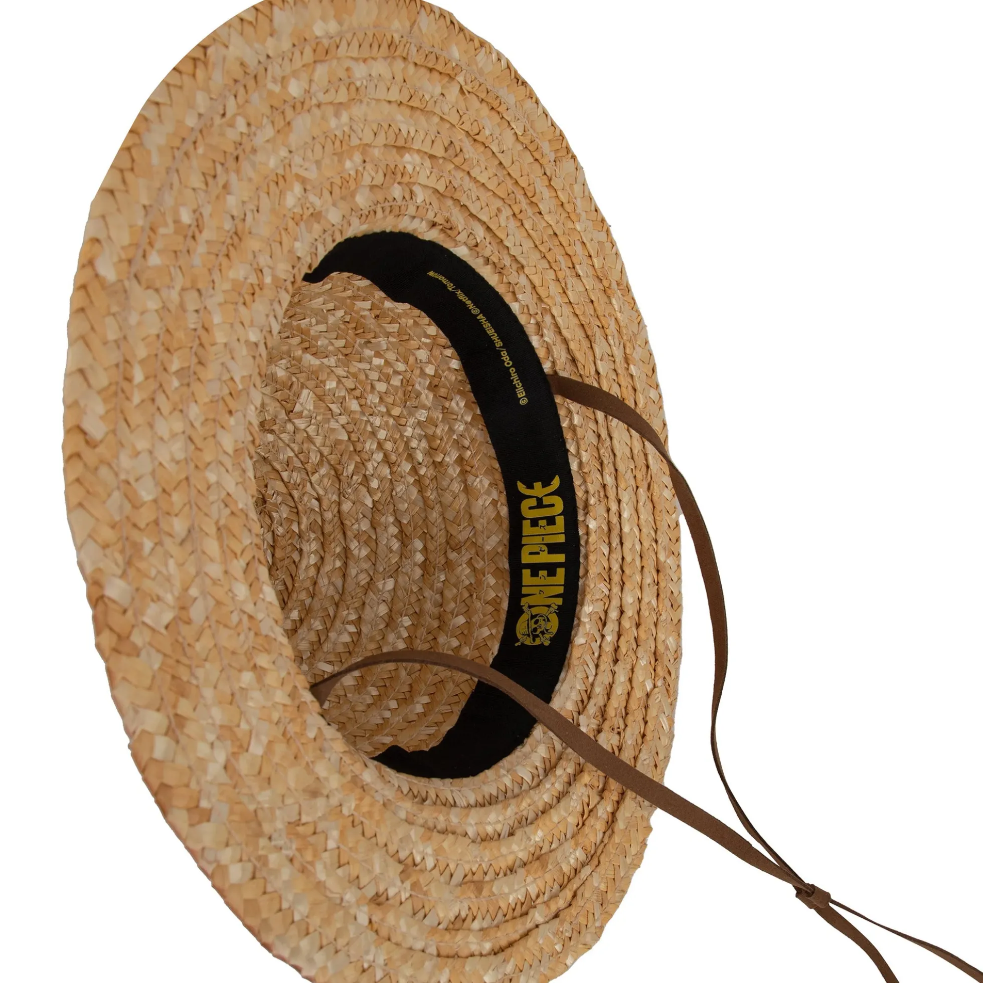 One Piece Strohhut Replikat mit Lederband
