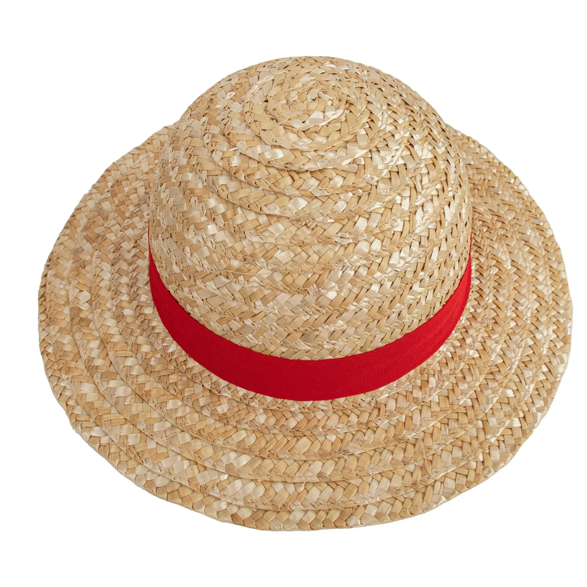 One Piece Strohhut Replikat mit Lederband