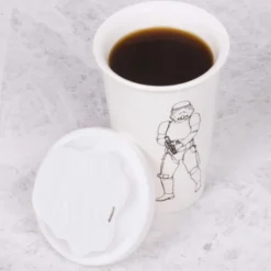 Original Stormtrooper Thermobecher Weiß mit Helmdeckel
