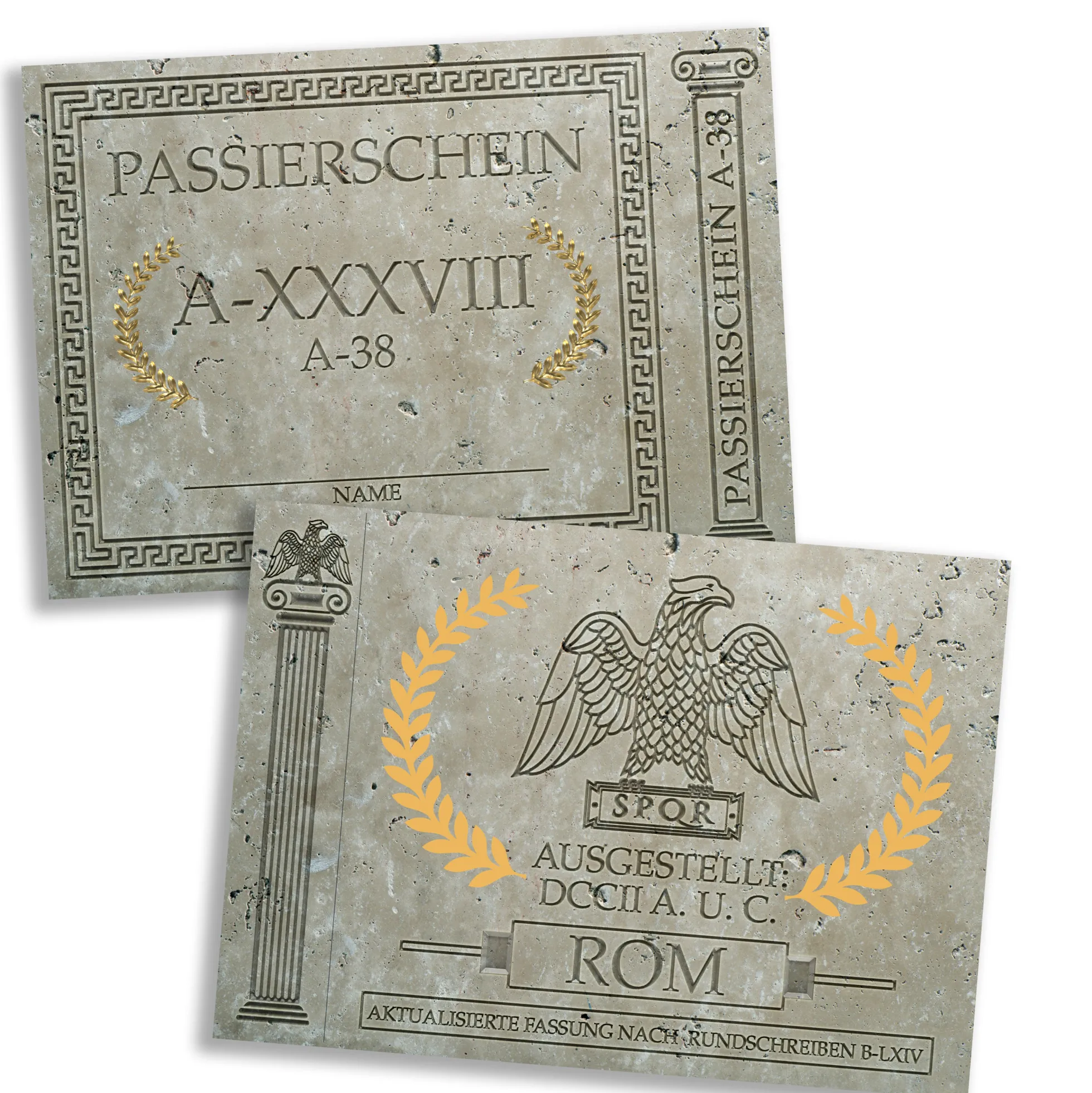 Passierschein A38 10er-Pack