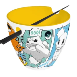 Pokémon Ramenschale mit Stäbchen Kanto-Starter