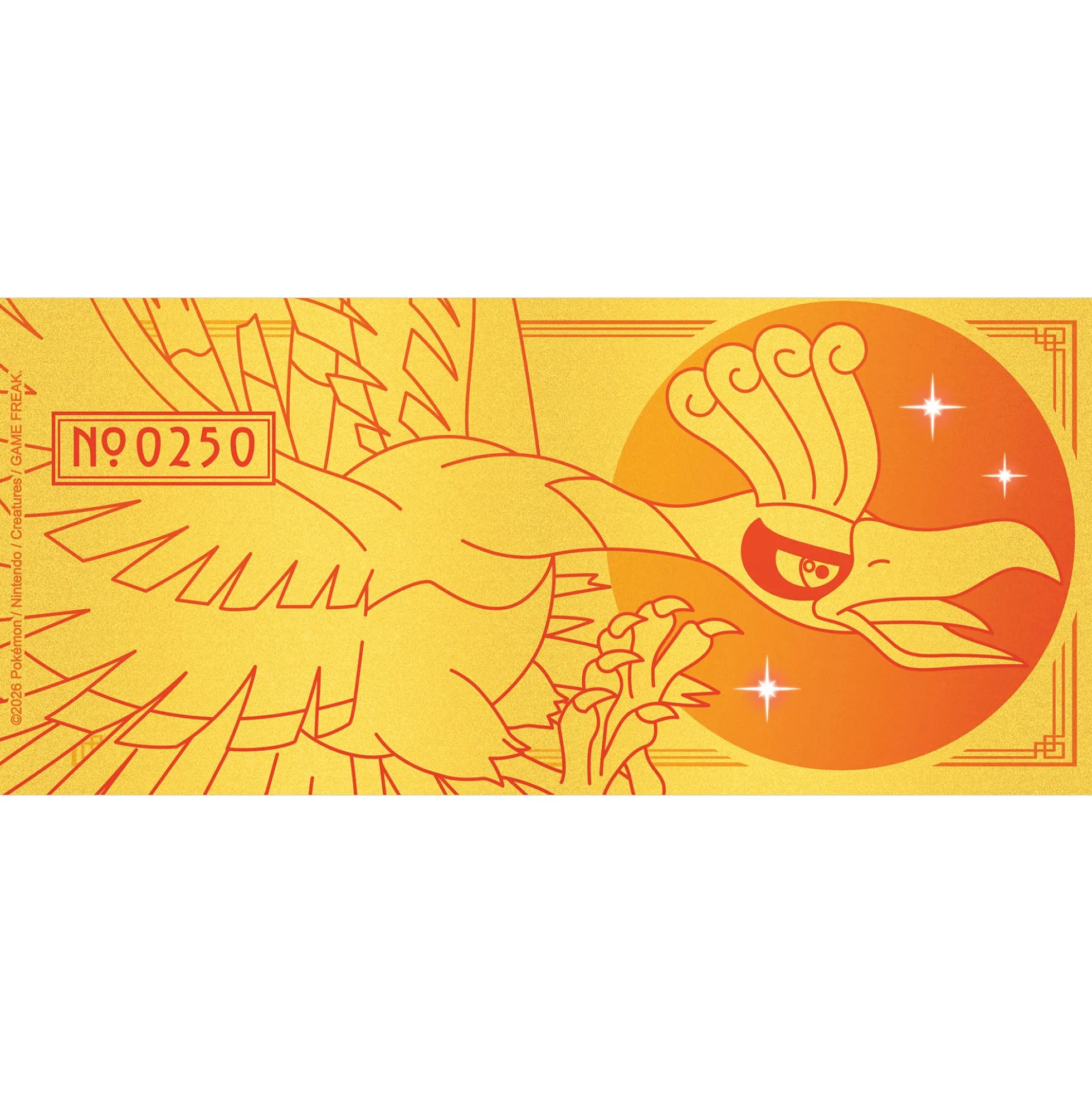 Pokémon Tasse Ho-Oh mit Goldeffekt
