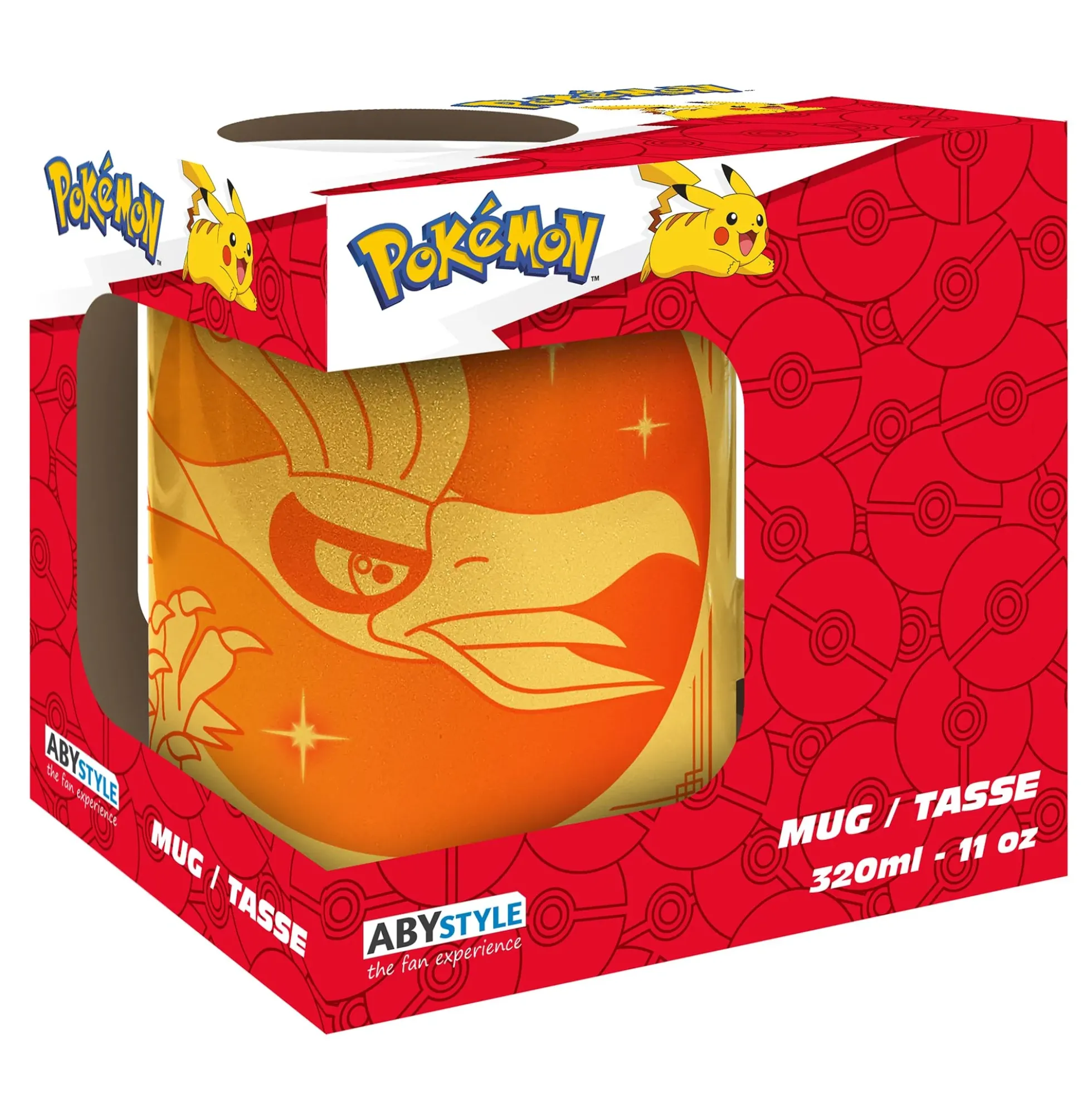 Pokémon Tasse Ho-Oh mit Goldeffekt